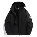 3-in-1 Baggy Ski Jacket - Windproof for Snowboard & Snow-Frozenoir-