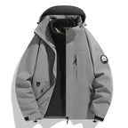 3-in-1 Baggy Ski Jacket - Windproof for Snowboard & Snow-Frozenoir-
