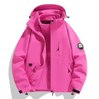 3-in-1 Baggy Ski Jacket - Windproof for Snowboard & Snow-Frozenoir-