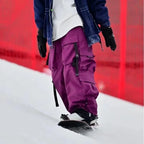 Baggy Snow Pants - Comfy Loose Fit for Ski & Snowboard-Frozenoir-