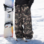 Camouflage Baggy Snowboardhose Herren - Weite Skihose für Wintersport