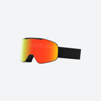 Flip-Up Ski Goggles with Magnetic Cylindrical Lens - Ski & Snowboard