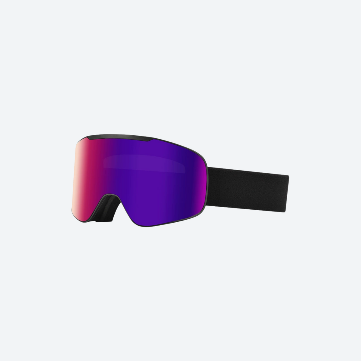 Flip-Up Ski Goggles with Magnetic Cylindrical Lens - Ski & Snowboard