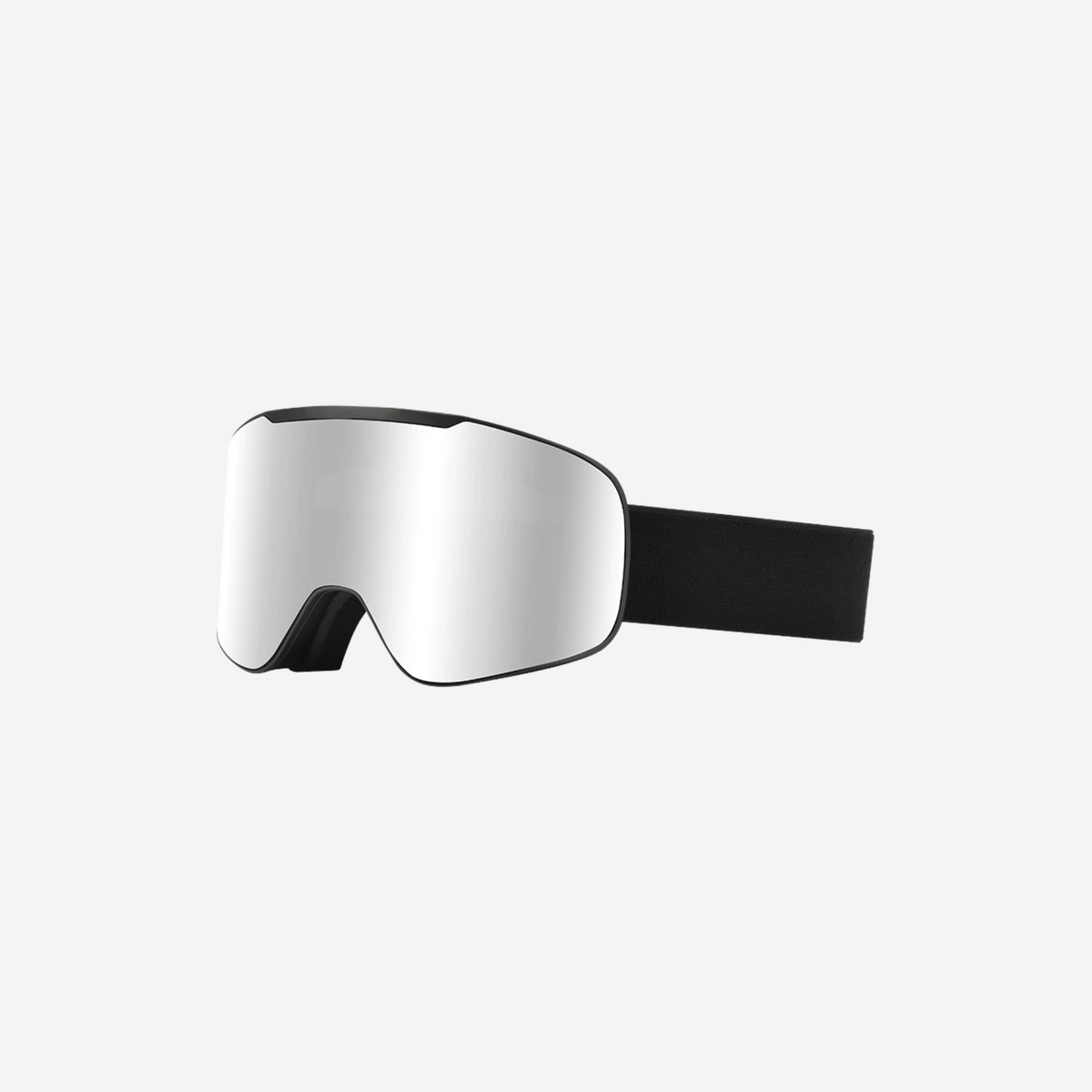 Flip-Up Ski Goggles with Magnetic Cylindrical Lens - Ski & Snowboard