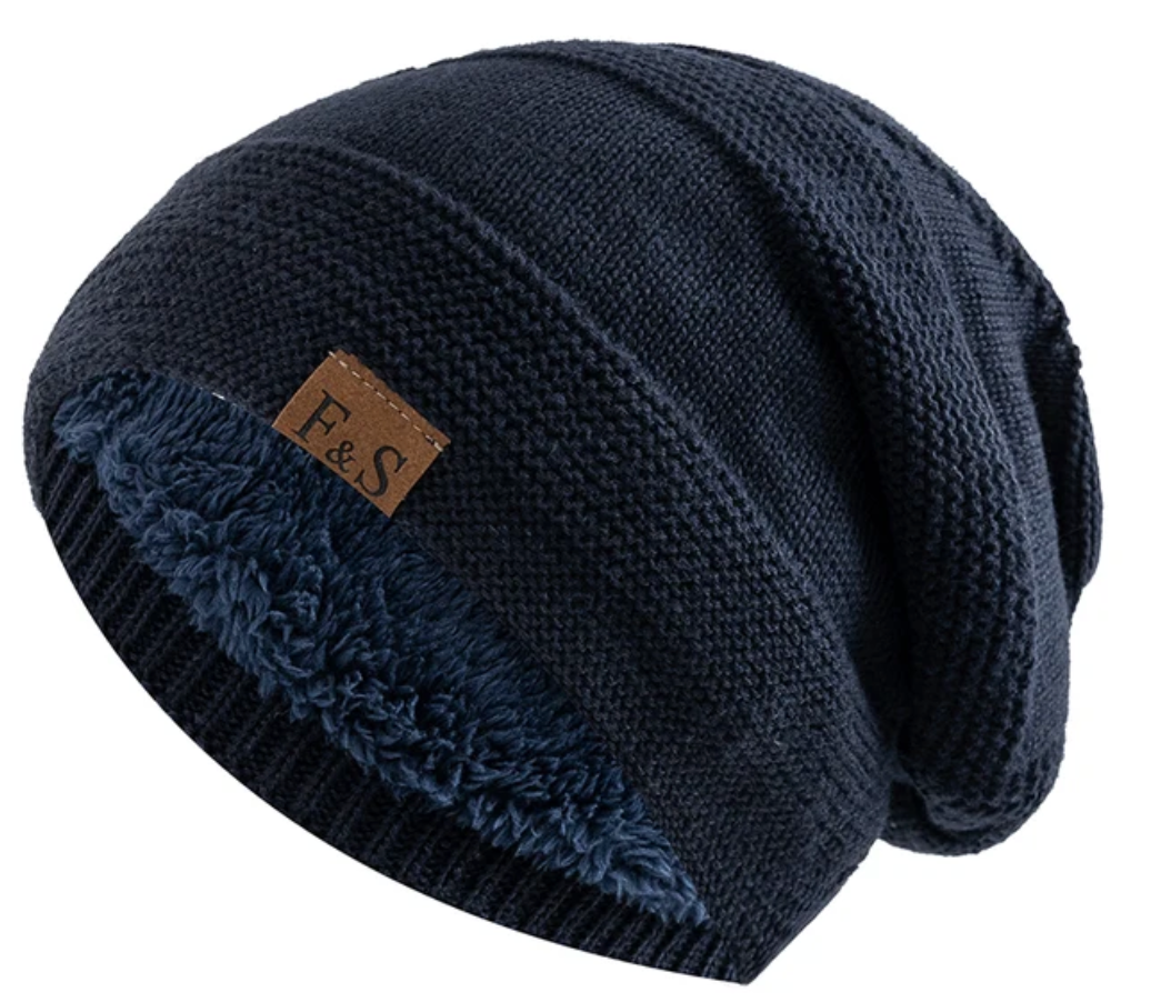 Fur-Lined Beanie - Warm Winter Hat-Frozenoir-