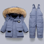 Kids & Toddler Snowsuit - Warm & Waterproof for Winter-Frozenoir-Blue-80-