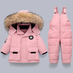 Kids & Toddler Snowsuit - Warm & Waterproof for Winter-Frozenoir-Pink-80-