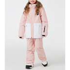 Kids & Toddler Snowsuit - Waterproof & Warm for Winter-Frozenoir-Pink-8-