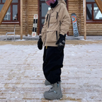 Lightweight Baggy Snow Pants for Ski & Snowboard-Frozenoir-