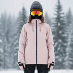 Lightweight Ski Jacket - Unisex for Snowboard & Outdoor-Frozenoir-Pink-s-