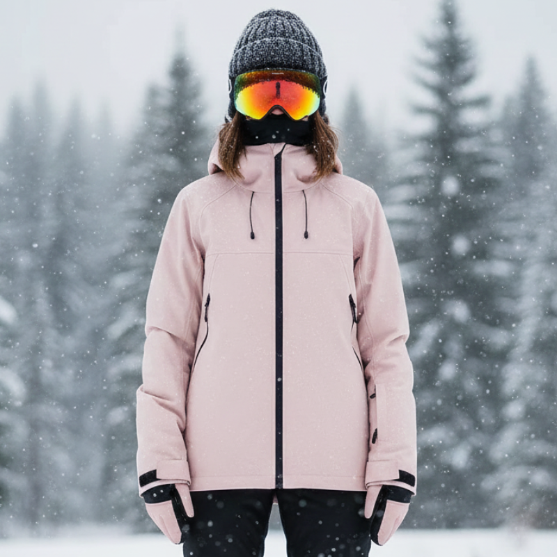 Lightweight Ski Jacket - Unisex for Snowboard & Outdoor-Frozenoir-Pink-s-