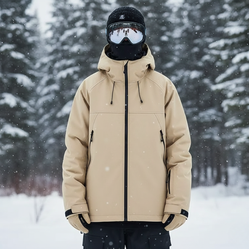Lightweight Ski Jacket - Unisex for Snowboard & Outdoor-Frozenoir-Yellow-s-