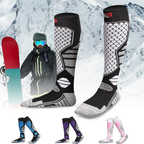 Men's Compression Ski Socks - Warm Knee-High for Snowboard