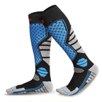 Men's Compression Ski Socks - Warm Knee-High for Snowboard