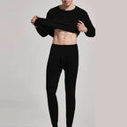 Men's Ski Base Layer - Thermal Underwear for Skiing-Frozenoir-Black-m-