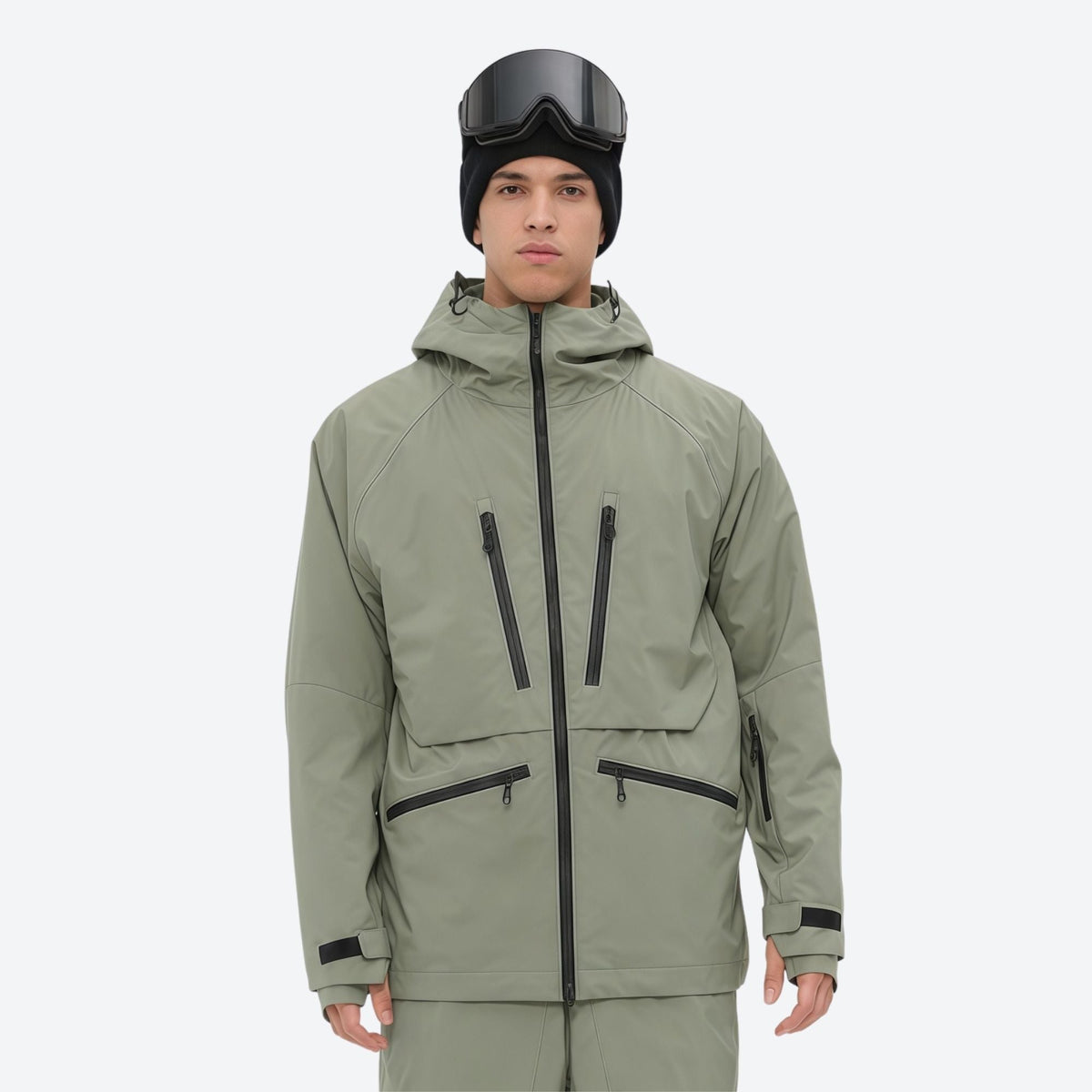 Men's Ski Jacket 3L Waterproof 15,000 mm - Snowboard PrimaLoft Insulated