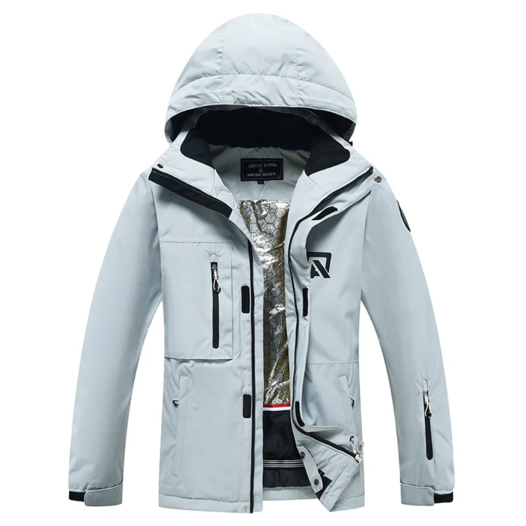 Men's Ski Jacket - Water-Resistant & Warm for Ski & Snowboard