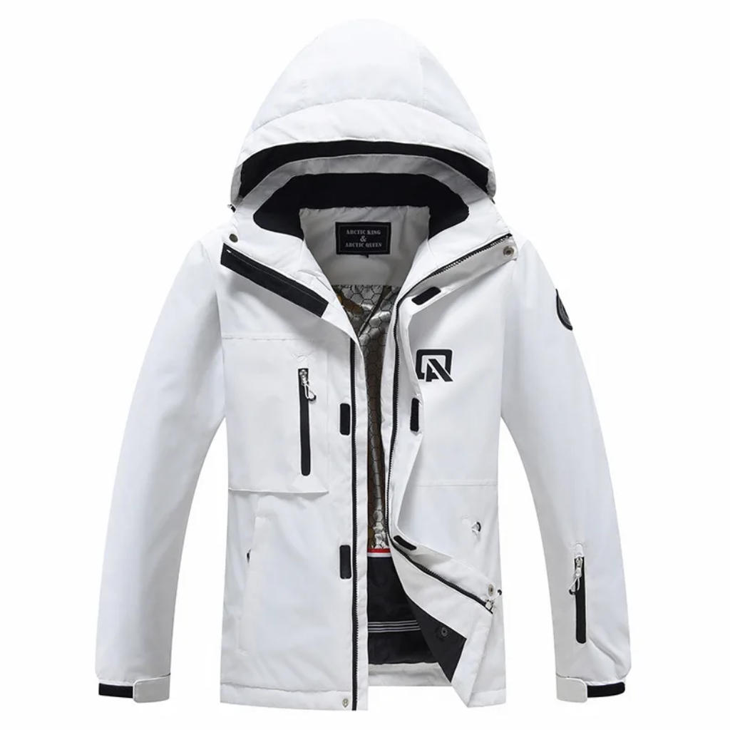 Men's Ski Jacket - Water-Resistant & Warm for Ski & Snowboard