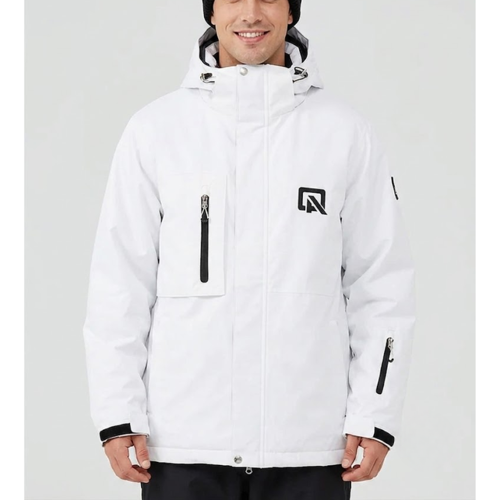 Men's Ski Jacket - Water-Resistant & Warm for Ski & Snowboard