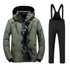 Men's Ski Suit - Insulated Ski Jacket & Pants Set-Frozenoir-