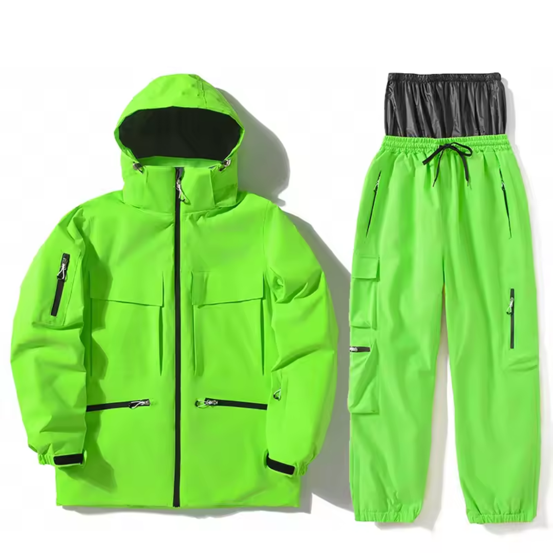 Men's Ski Suit - Waterproof Ski Jacket & Pants Set-Frozenoir-