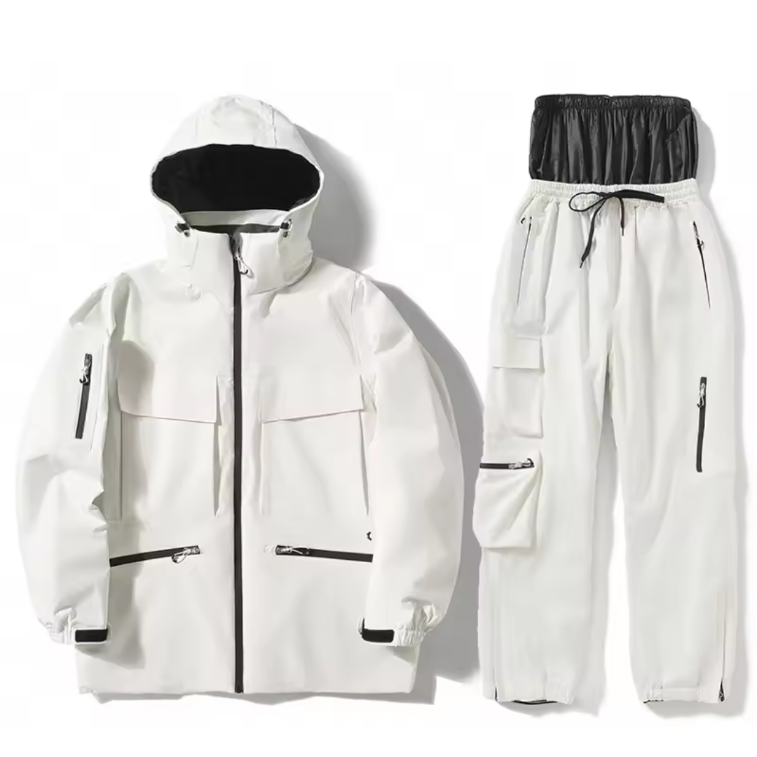 Men's Ski Suit - Waterproof Ski Jacket & Pants Set-Frozenoir-