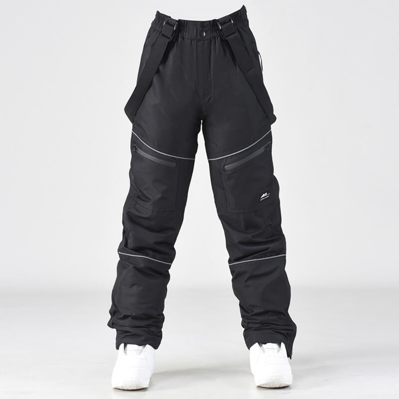 Men's Snow Pants for Ski & Snowboard-Frozenoir-Black-xs-