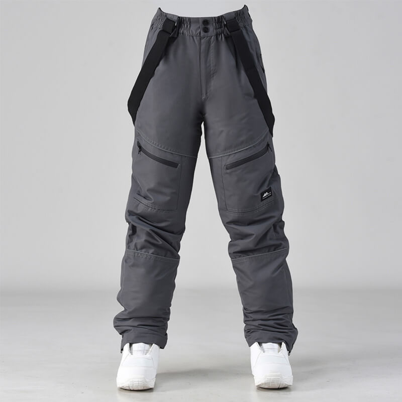 Men's Snow Pants for Ski & Snowboard-Frozenoir-Dark Gray-xs-