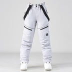 Men's Snow Pants for Ski & Snowboard-Frozenoir-Light Gray-xs-