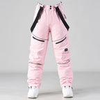 Men's Snow Pants for Ski & Snowboard-Frozenoir-Pink-xs-