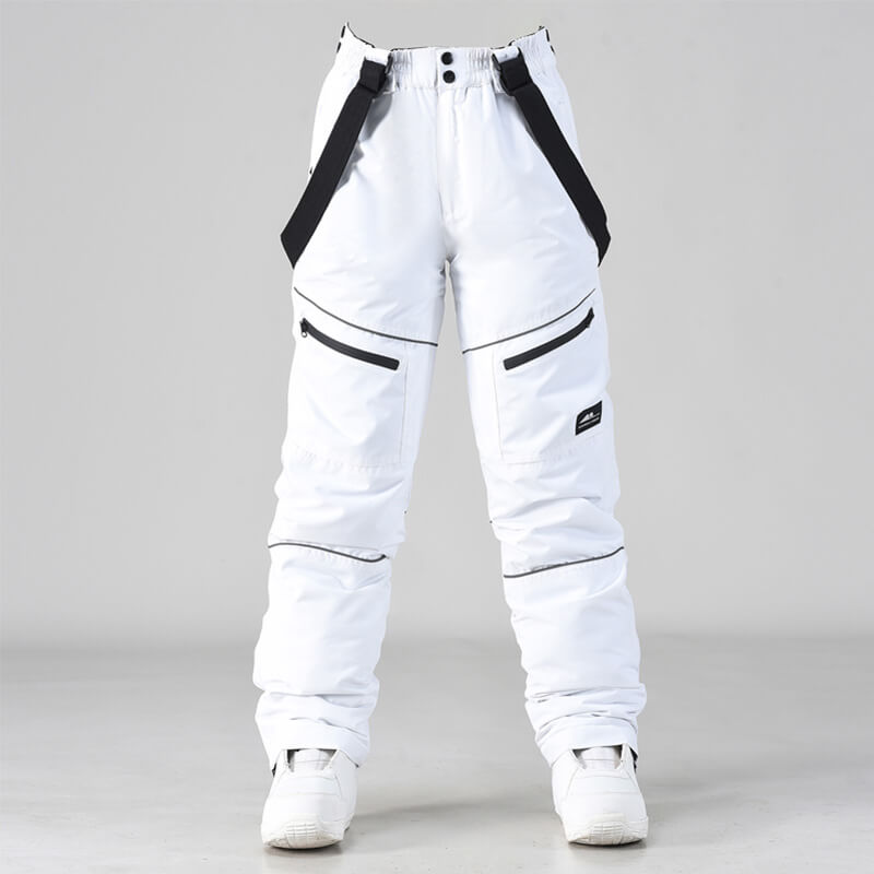 Men's Snow Pants for Ski & Snowboard-Frozenoir-White-xs-