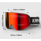 Photochromic Ski Goggles - Self-Tinting Magnetic Anti-Fog Lens