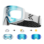 Photochromic Ski Goggles - Self-Tinting Magnetic Anti-Fog Lens