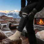 Ski Boot Shin Guards with Gel Padding - Ski & Snowboard