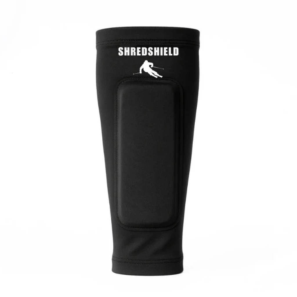 Ski Boot Shin Guards with Gel Padding - Ski & Snowboard