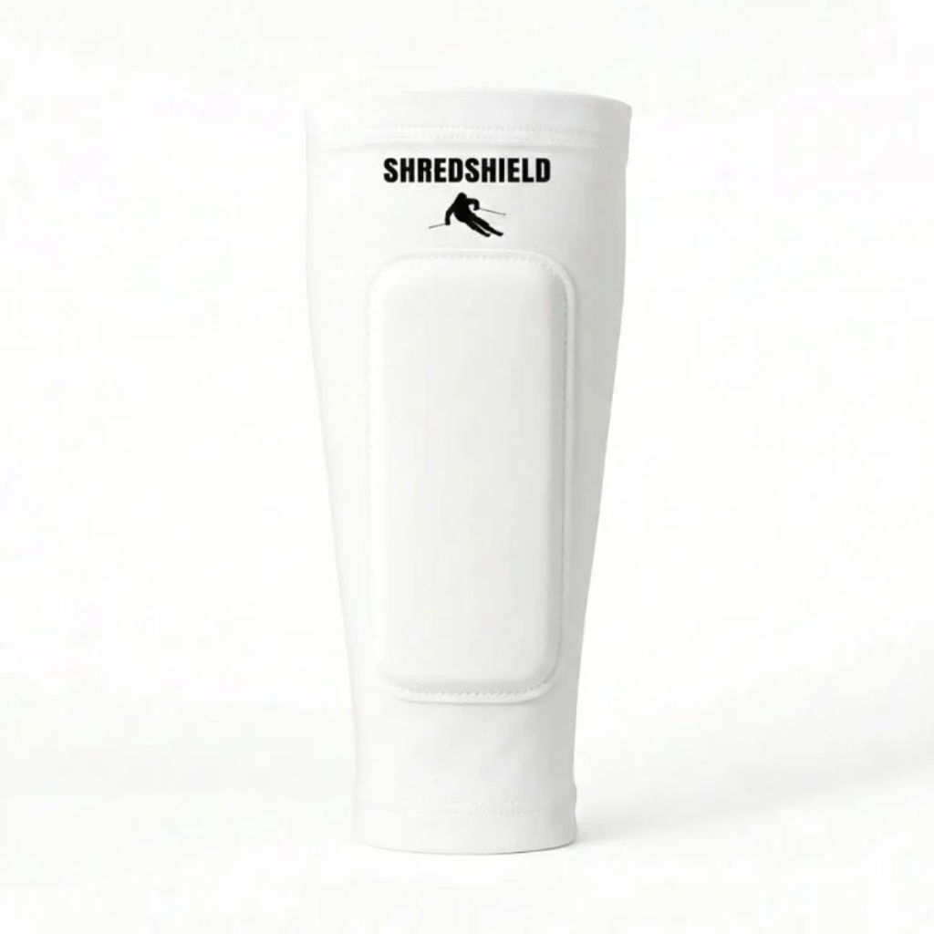 Ski Boot Shin Guards with Gel Padding - Ski & Snowboard