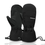 Ski Gloves with Grip - Waterproof, Non-Slip Palm-Frozenoir-