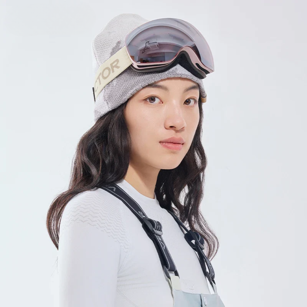 Ski Goggles for Glasses - Mirrored Interchangeable Lens