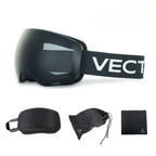 Ski Goggles for Glasses - Mirrored Interchangeable Lens