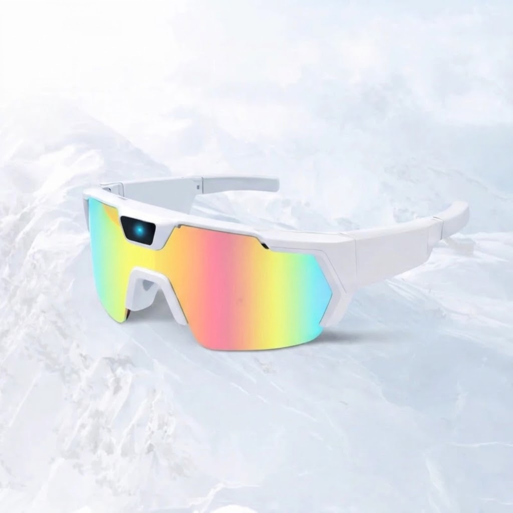 Ski Goggles with Camera - 4K Action Cam for Skiing & Snowboarding
