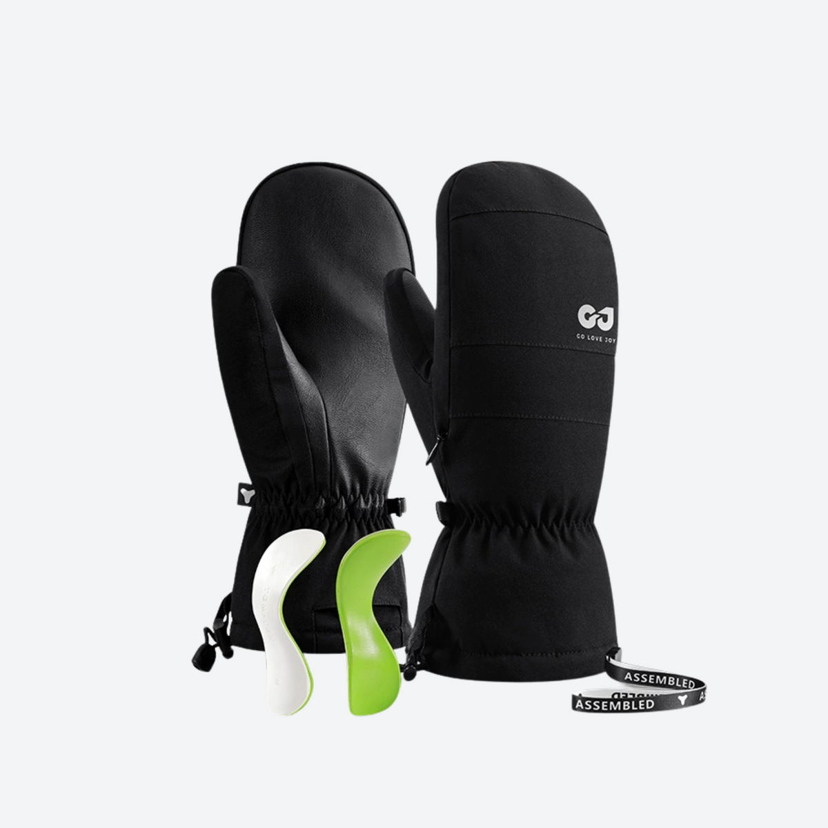 Ski Mitten Gloves Women's & Men's - Waterproof & Warm with Touchscreen Thumb
