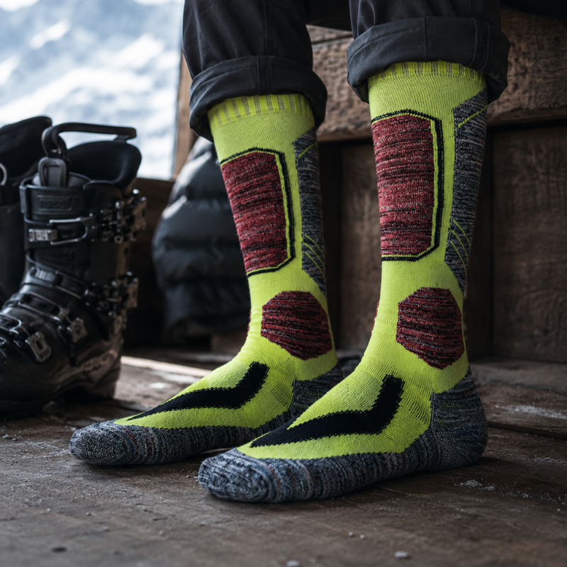 Ski Socks for Men & Women - Warm Thermal for Ski & Snowboard