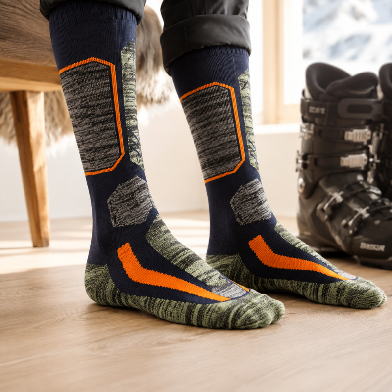 Ski Socks for Men & Women - Warm Thermal for Ski & Snowboard