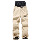 Snowboard Pants with Zipper pocket | Waterproof for Ski & Winter Sports