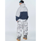 Snowboardanzug Herren - Pullover Anorak Jacke und Camo Skihose - Wasserdichter Skianzug