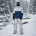Snowboardanzug Herren - Pullover Anorak Jacke und Camo Skihose - Wasserdichter Skianzug