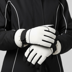 Thermal Ski Gloves - Warm & Snowproof for Winter-Frozenoir-Beige-Eine Größe-