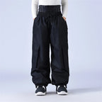 Unisex Baggy Snow Pants - Loose Fit for Snowboard & Ski-Frozenoir-Black-s-