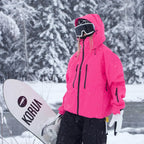 Unisex Hooded Ski Jacket for Snowboard & Outdoor-Frozenoir-