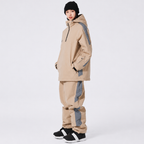 Unisex Ski Suit - Half-Zip Snowboard Jacket with Hood & Snowboard Pants